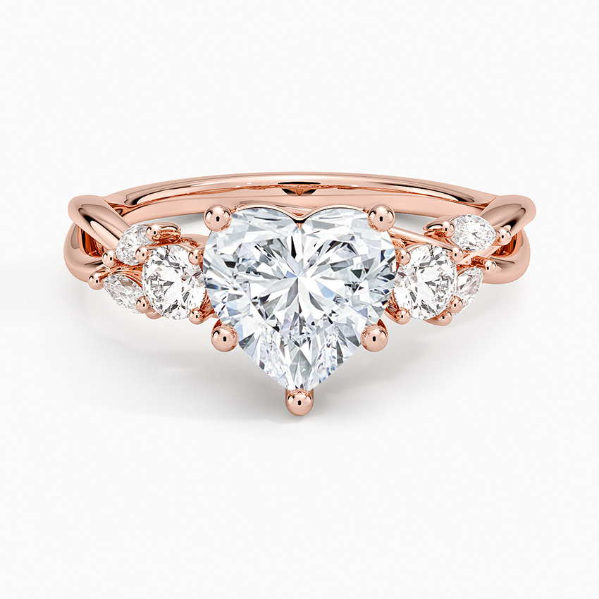 Willow Three Stone Diamond Ring