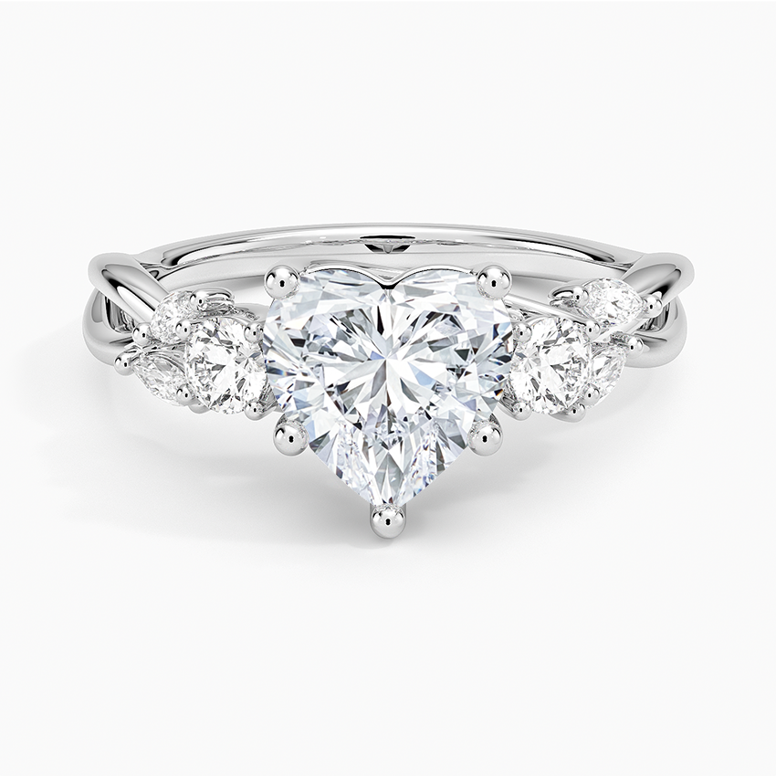 Willow Three Stone Diamond Ring
