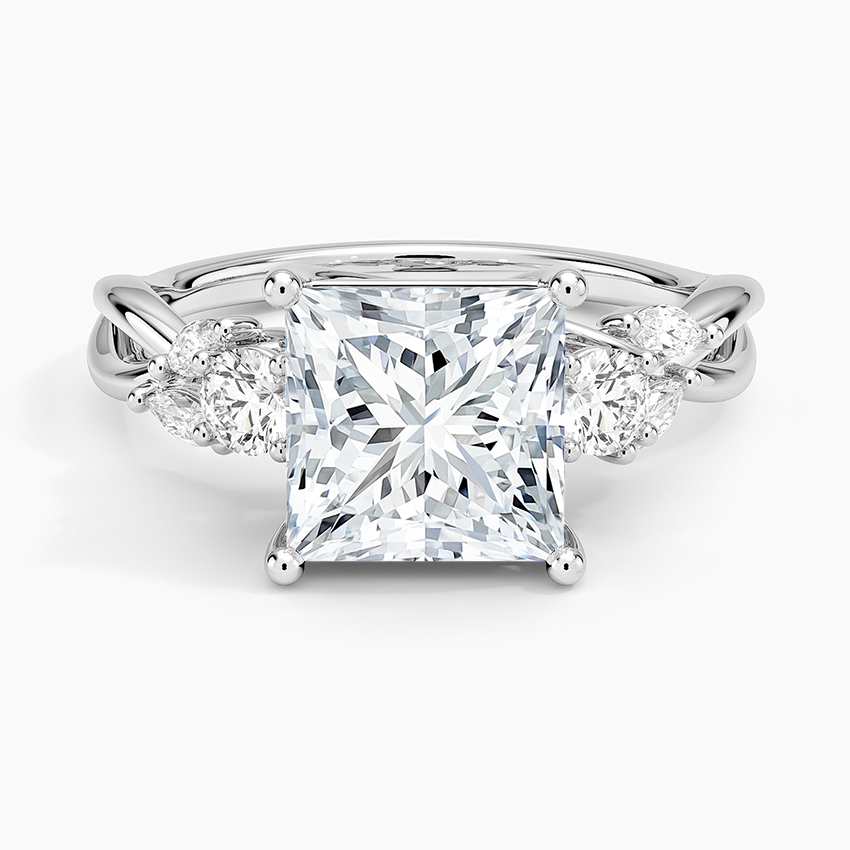 Willow Three Stone Diamond Ring