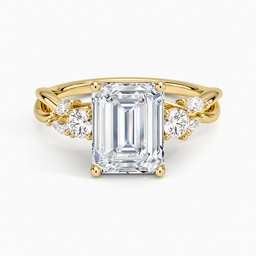 Willow Three Stone Diamond Ring