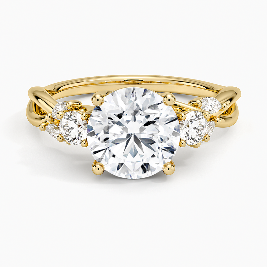 Willow Three Stone Diamond Ring