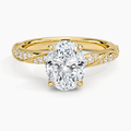 Camellia Hidden Accent 2.5mm Diamond Ring