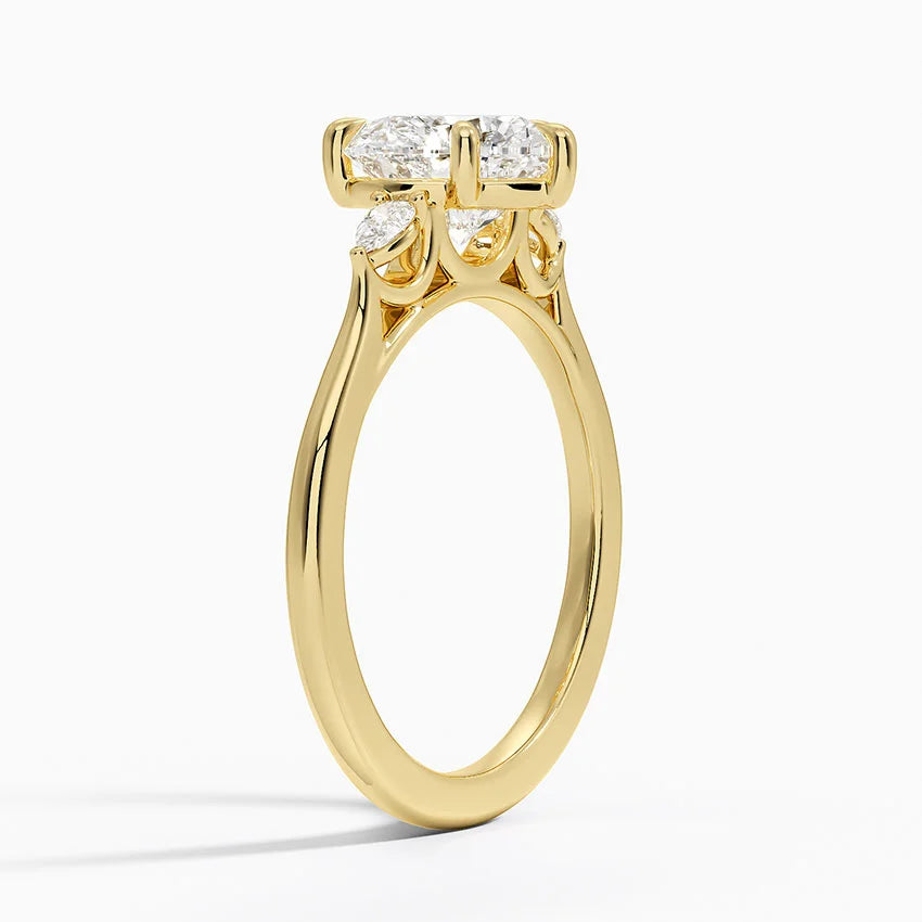 Aria Perfect Fit Three Stone Diamond Ring