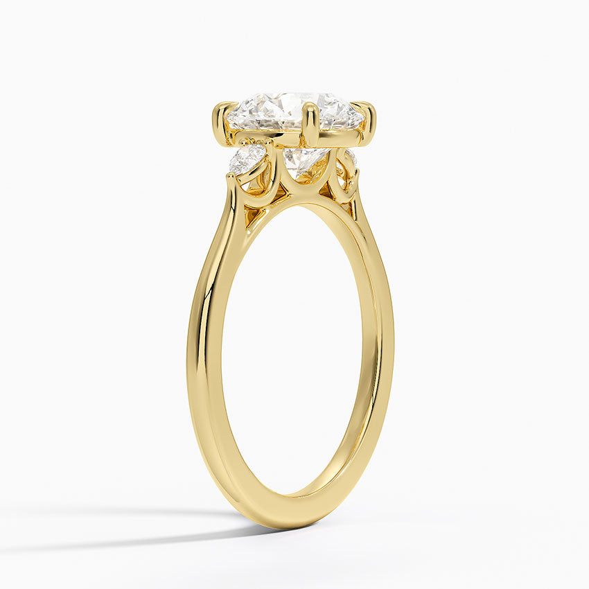 Aria Perfect Fit Three Stone Diamond Ring