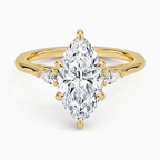 Aria Perfect Fit Three Stone Diamond Ring