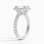 Sienna Halo Three-Quarter Coverage Diamond Ring
