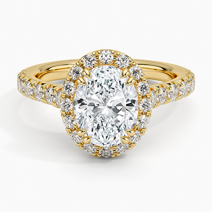 Sienna Halo Half Coverage Diamond Ring (2/3 ct. tw.)