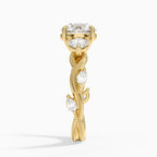 Vintage Secret Garden Three Stone Diamond Ring