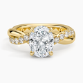 Cascade Twisted Diamond Ring