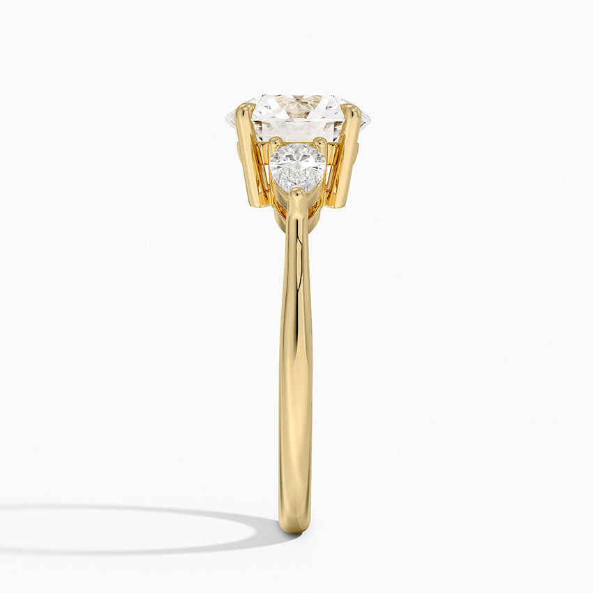 Opera Three Stone Diamond Ring