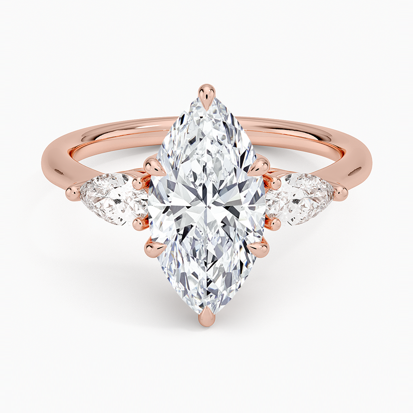 Opera Three Stone Diamond Ring