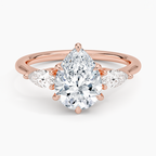 Opera Three Stone Diamond Ring
