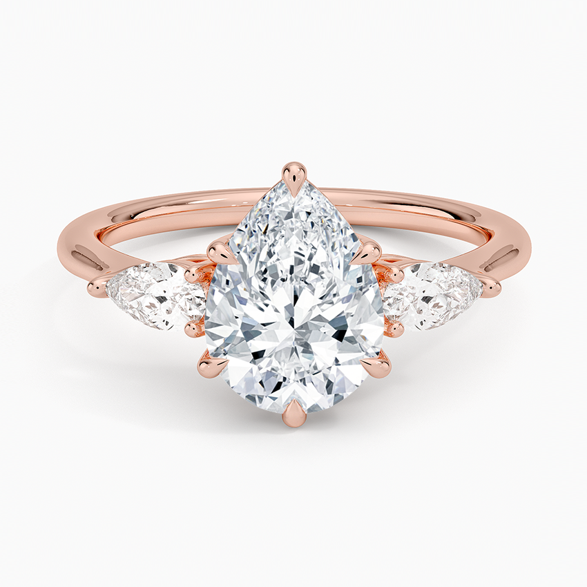 Opera Three Stone Diamond Ring