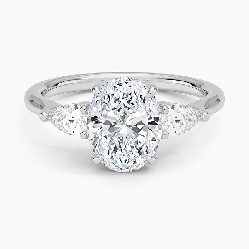 Opera Three Stone Diamond Ring