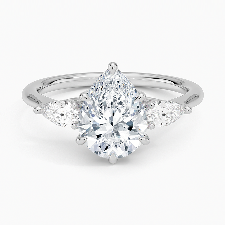 Opera Three Stone Diamond Ring