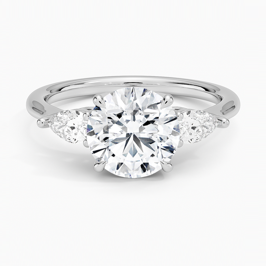 Opera Three Stone Diamond Ring