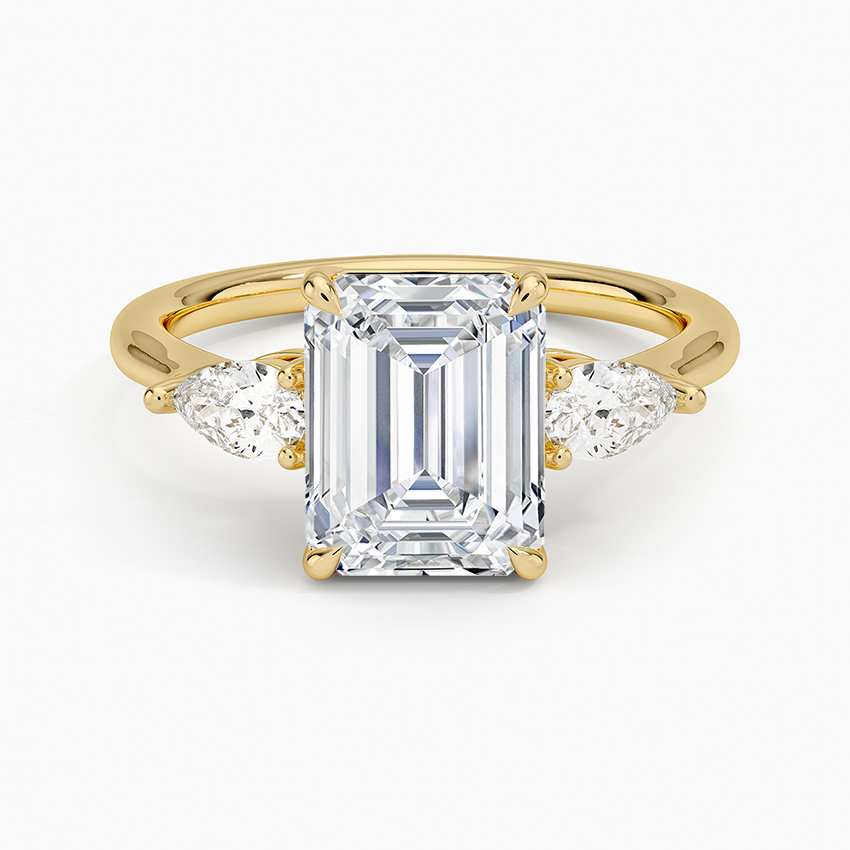 Opera Three Stone Diamond Ring