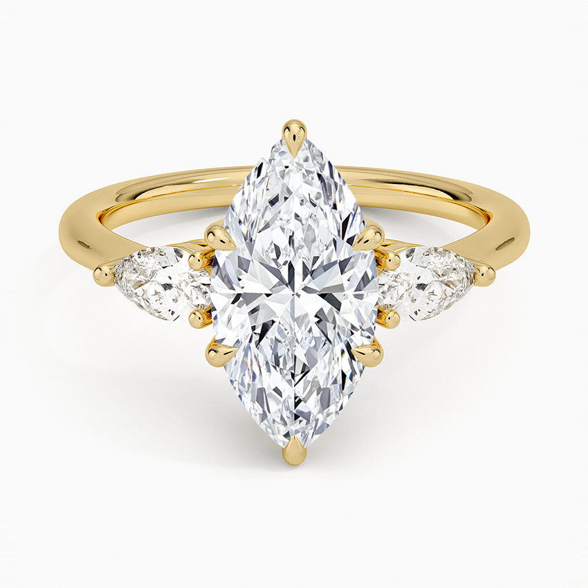 Opera Three Stone Diamond Ring