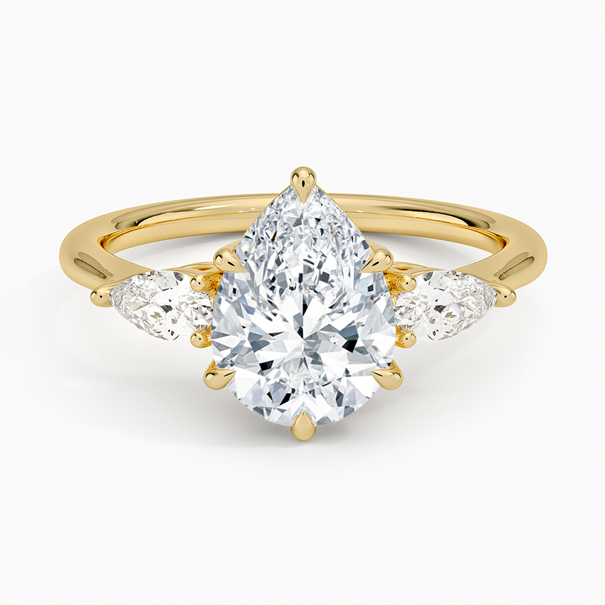 Opera Three Stone Diamond Ring