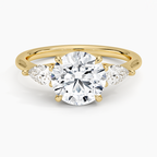 Opera Three Stone Diamond Ring