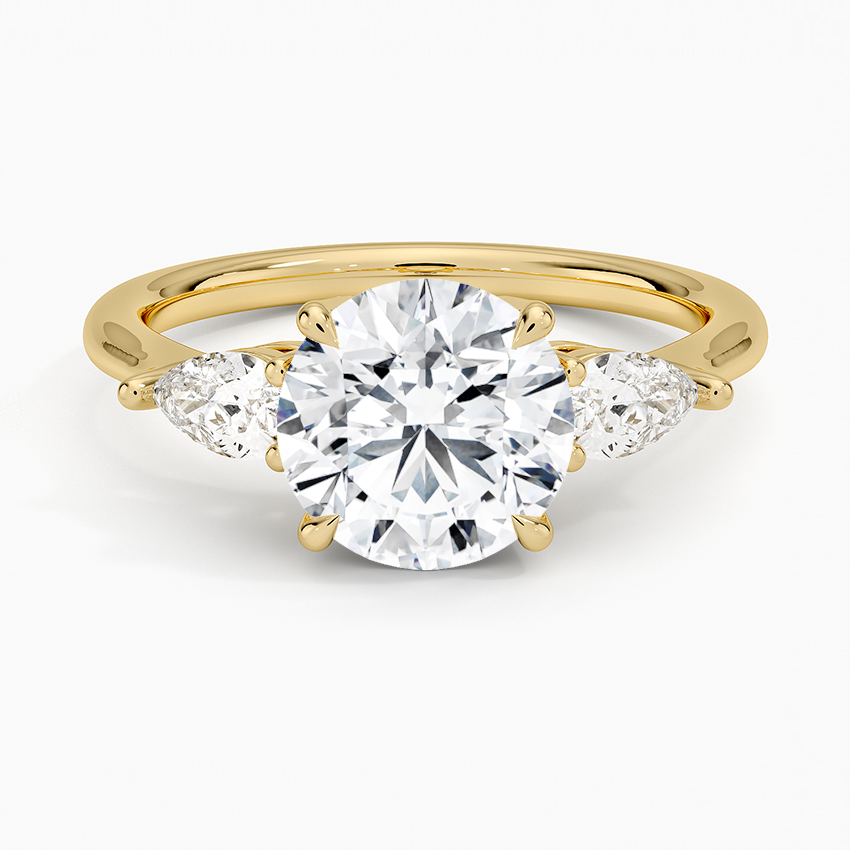 Opera Three Stone Diamond Ring