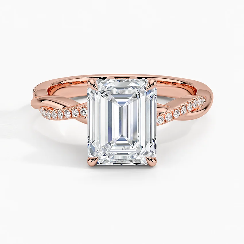 Petite Twisted Vine Diamond Ring