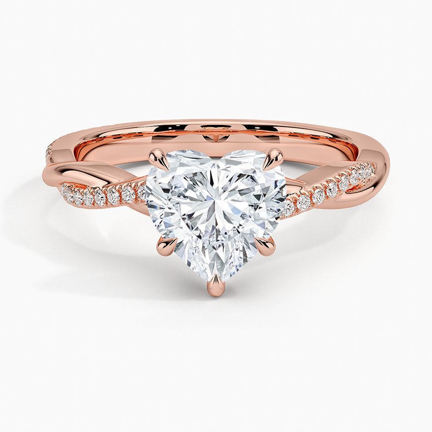 Petite Twisted Vine Diamond Ring