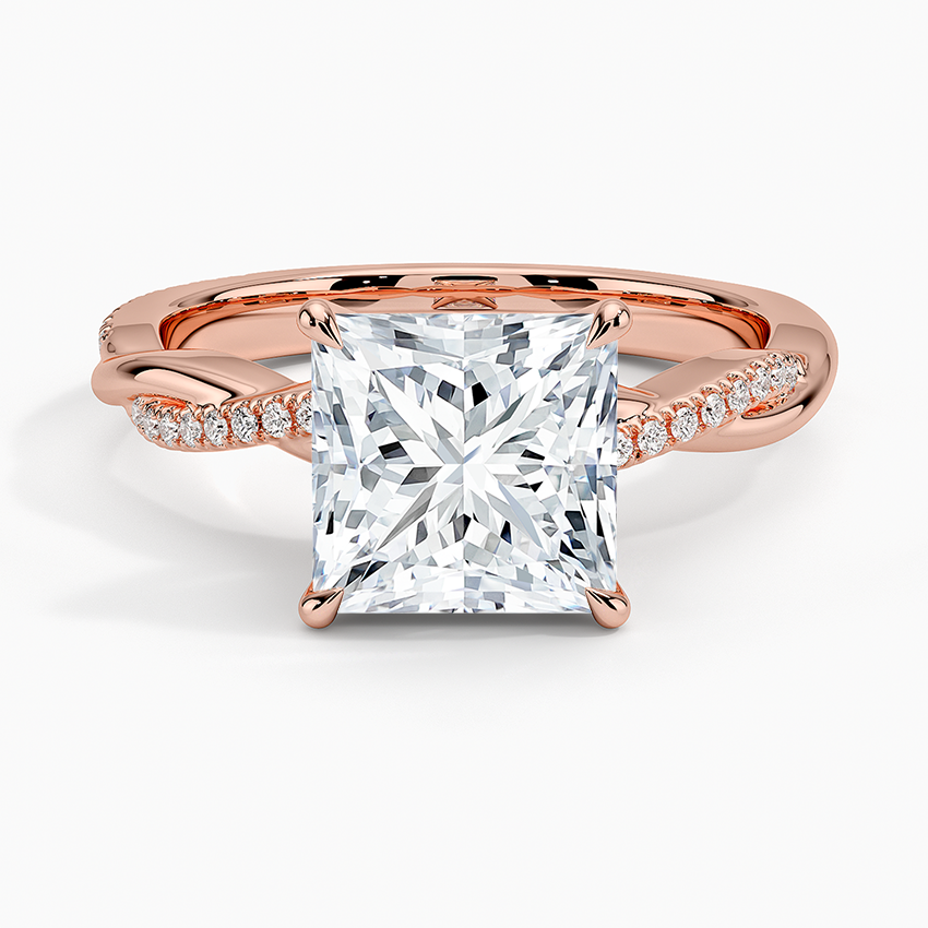 Petite Twisted Vine Diamond Ring
