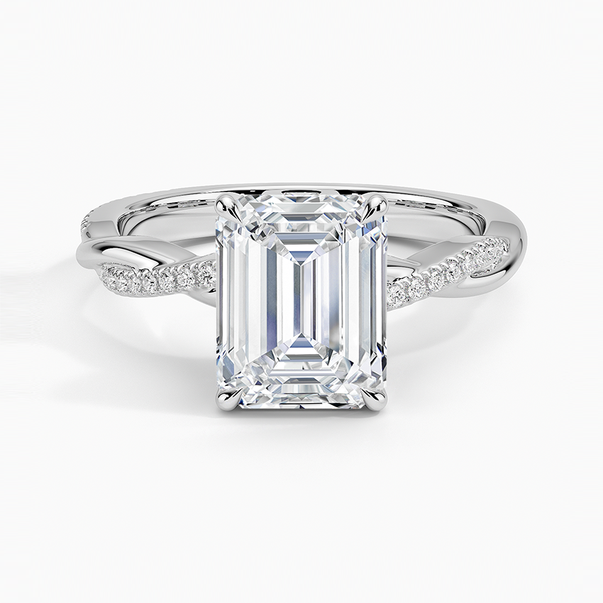 Petite Twisted Vine Diamond Ring