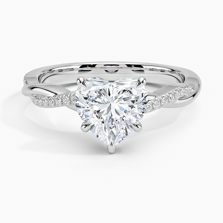 Petite Twisted Vine Diamond Ring
