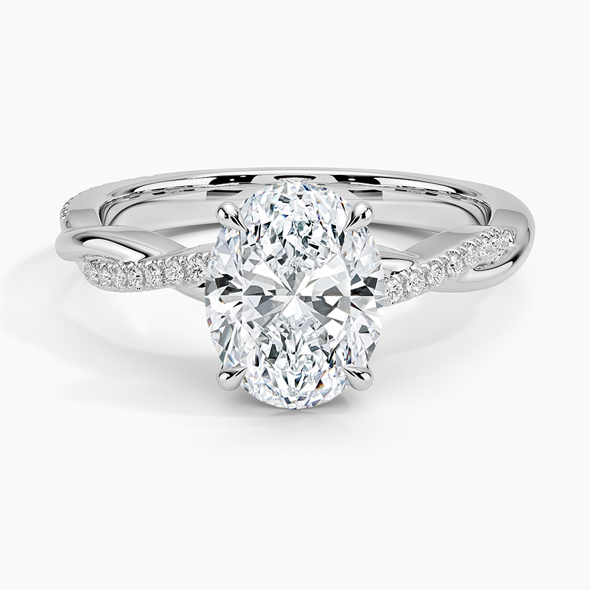 Petite Twisted Vine Diamond Ring