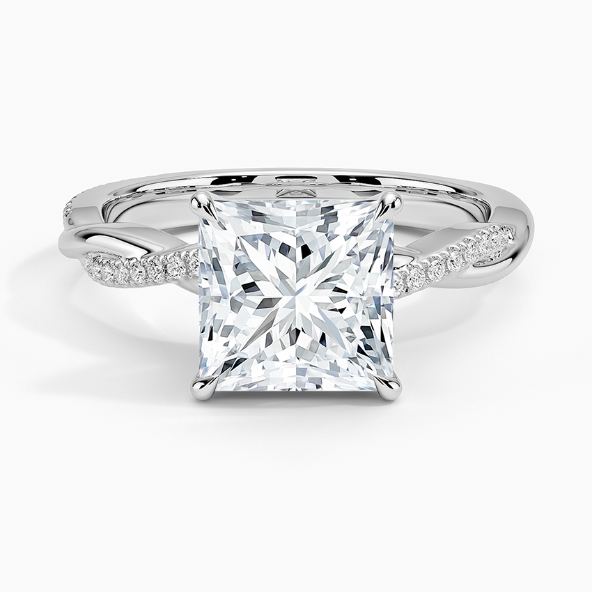Petite Twisted Vine Diamond Ring