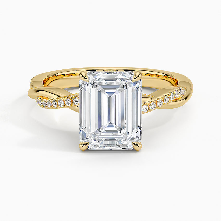 Petite Twisted Vine Diamond Ring