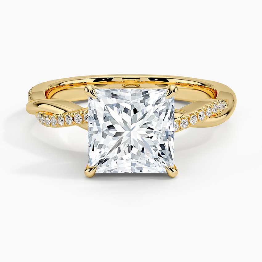 Petite Twisted Vine Diamond Ring