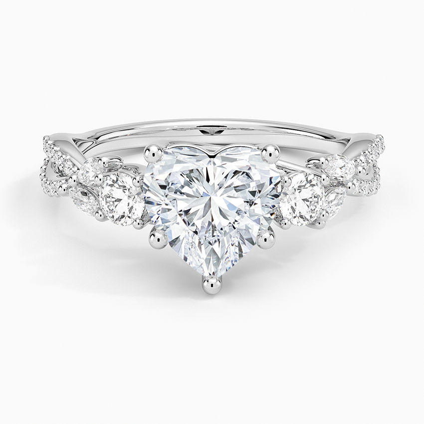 Luxe Willow Three Stone Diamond Ring