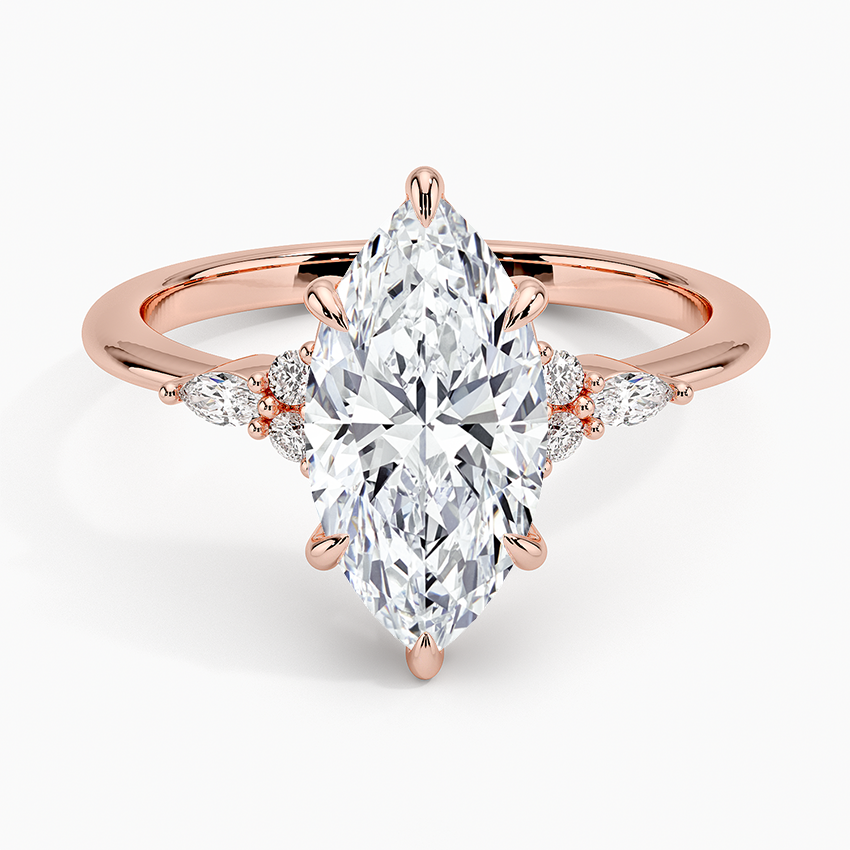 Nadia Diamond Ring in Platinum
