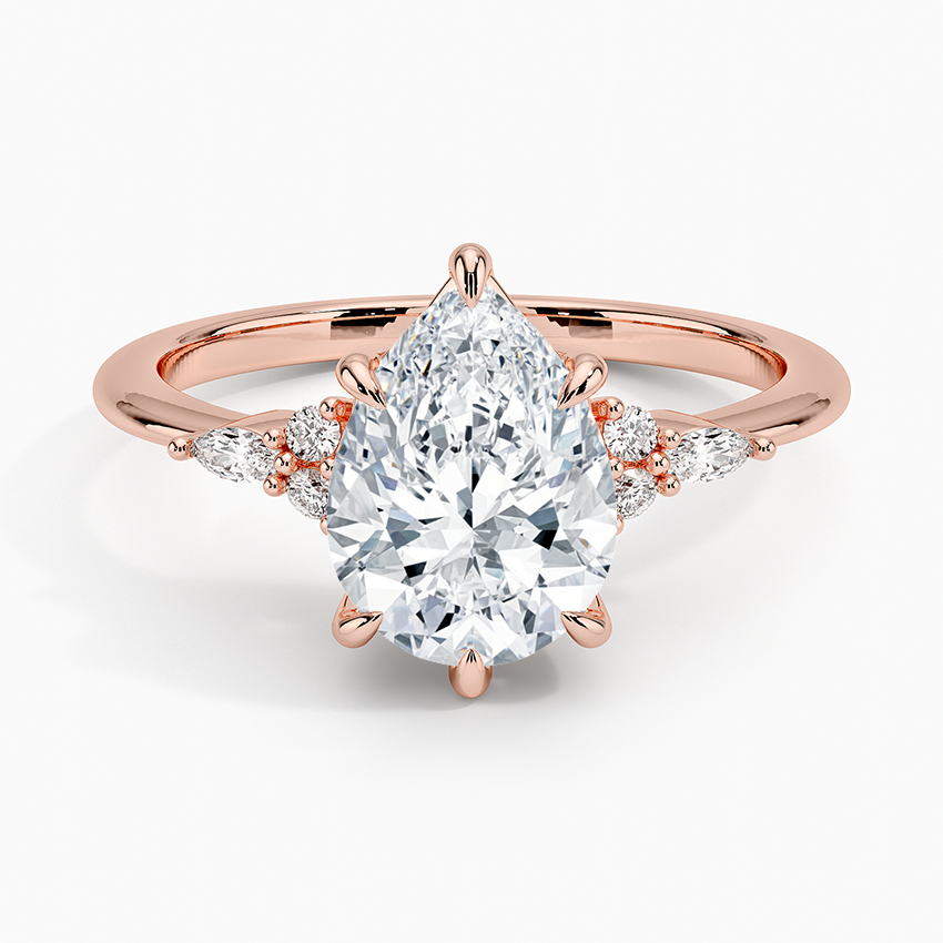 Nadia Diamond Ring in Platinum