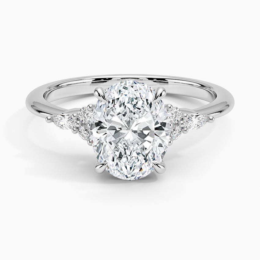 Nadia Diamond Ring in Platinum