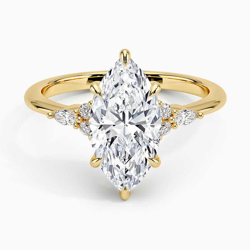 Nadia Diamond Ring in Platinum