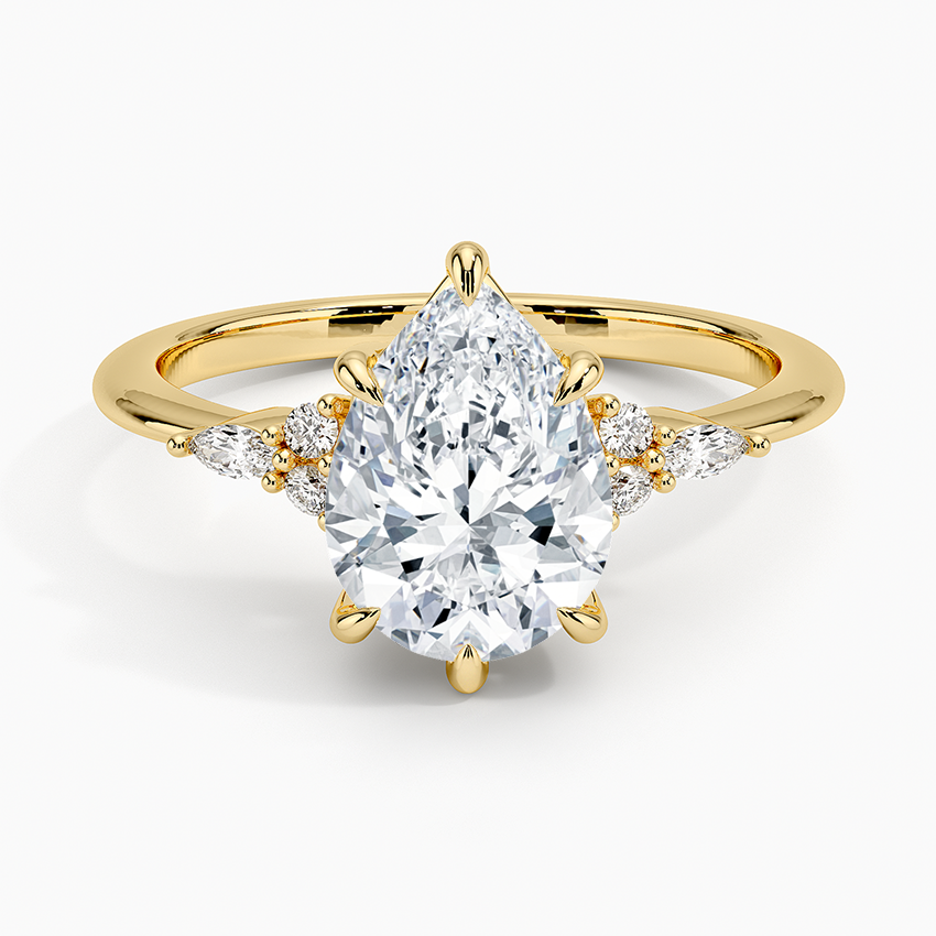 Nadia Diamond Ring in Platinum