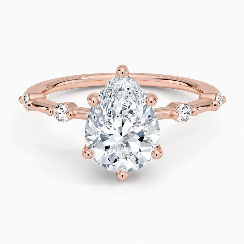 Aimee Hidden Halo Diamond Ring