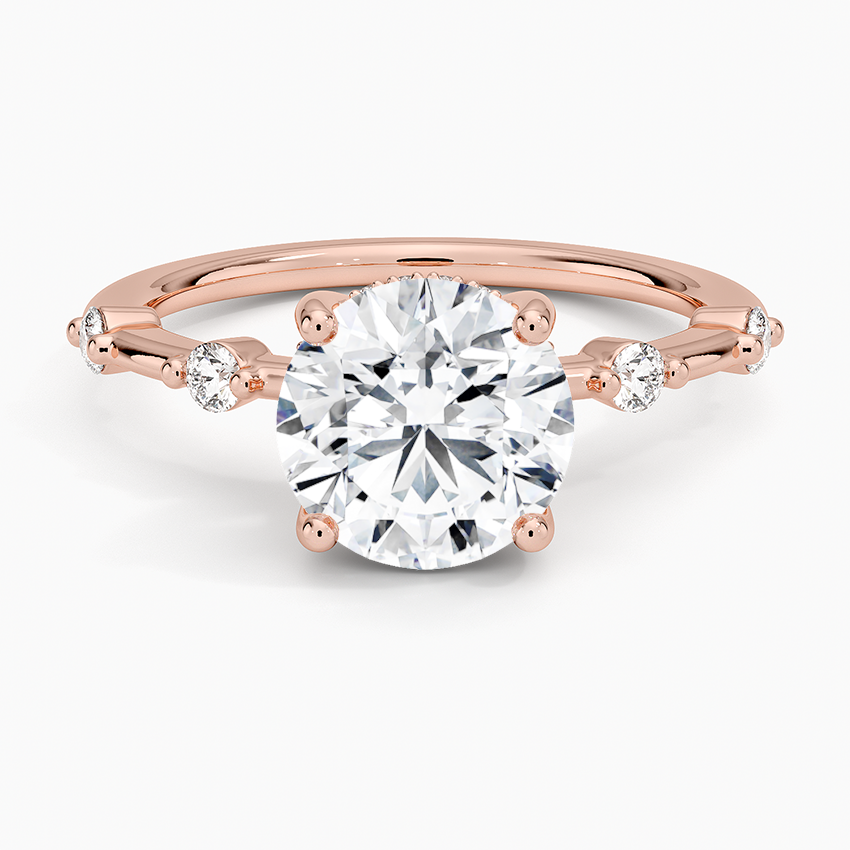 Aimee Hidden Halo Diamond Ring