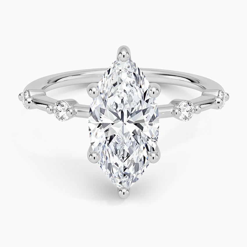 Aimee Hidden Halo Diamond Ring