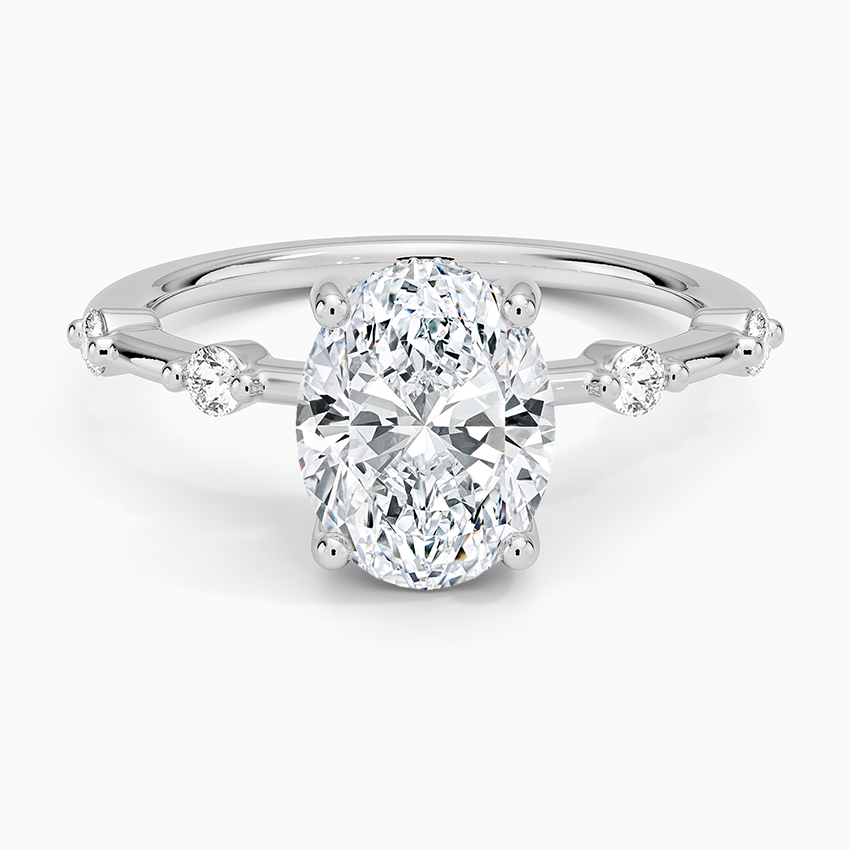 Aimee Hidden Halo Diamond Ring