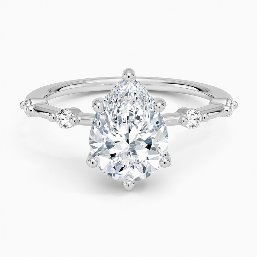 Aimee Hidden Halo Diamond Ring