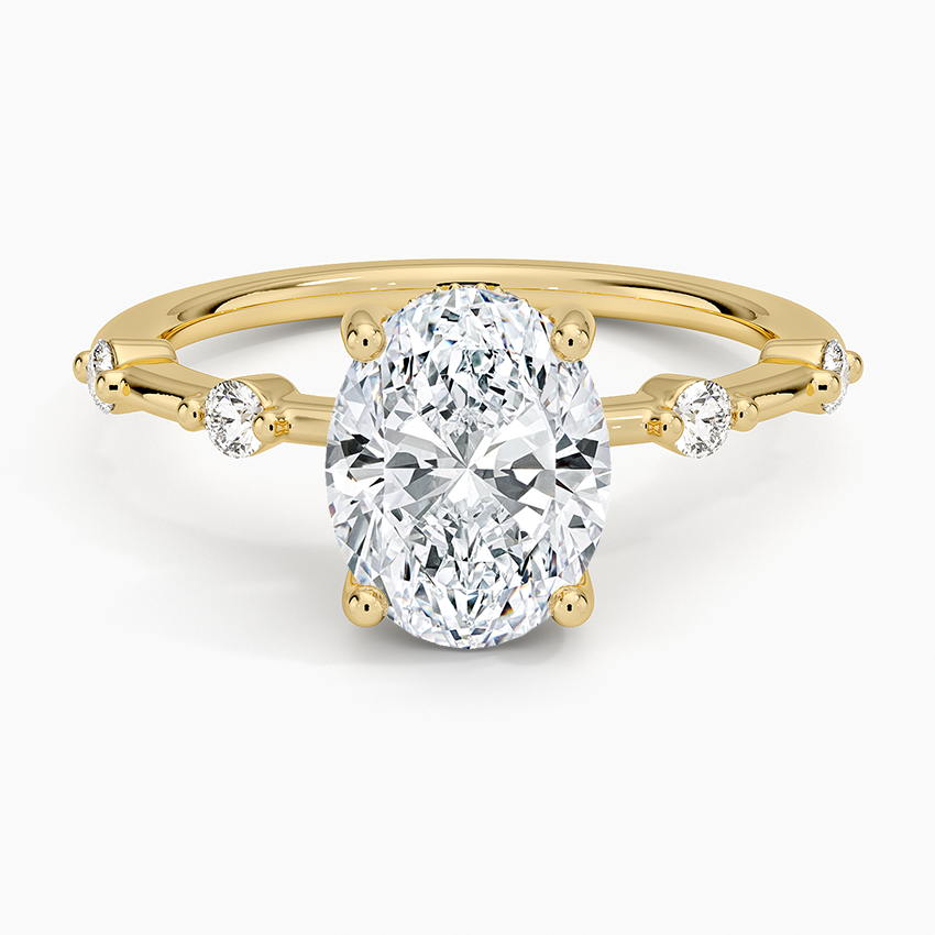 Aimee Hidden Halo Diamond Ring