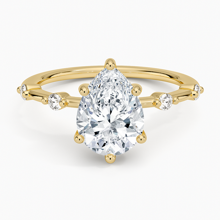 Aimee Hidden Halo Diamond Ring