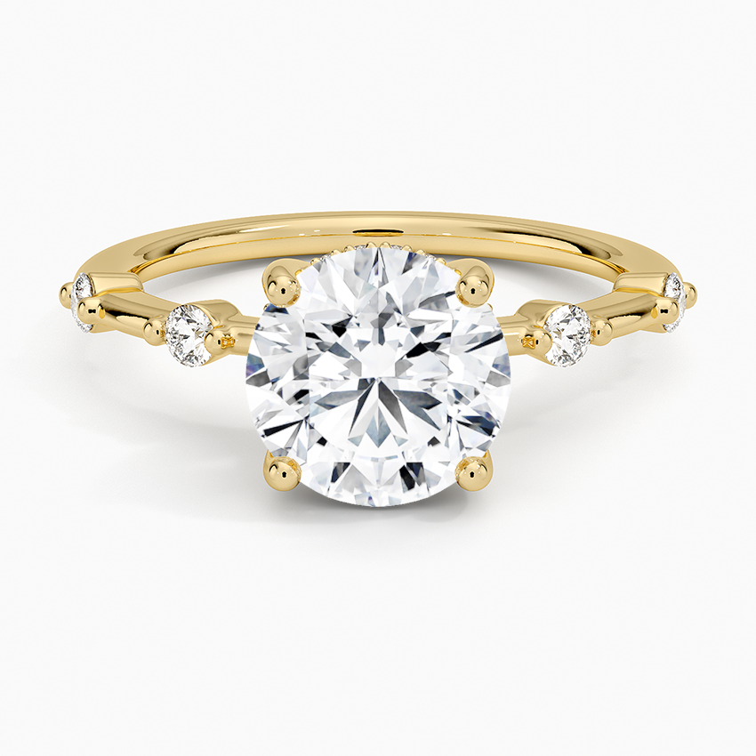 Aimee Hidden Halo Diamond Ring
