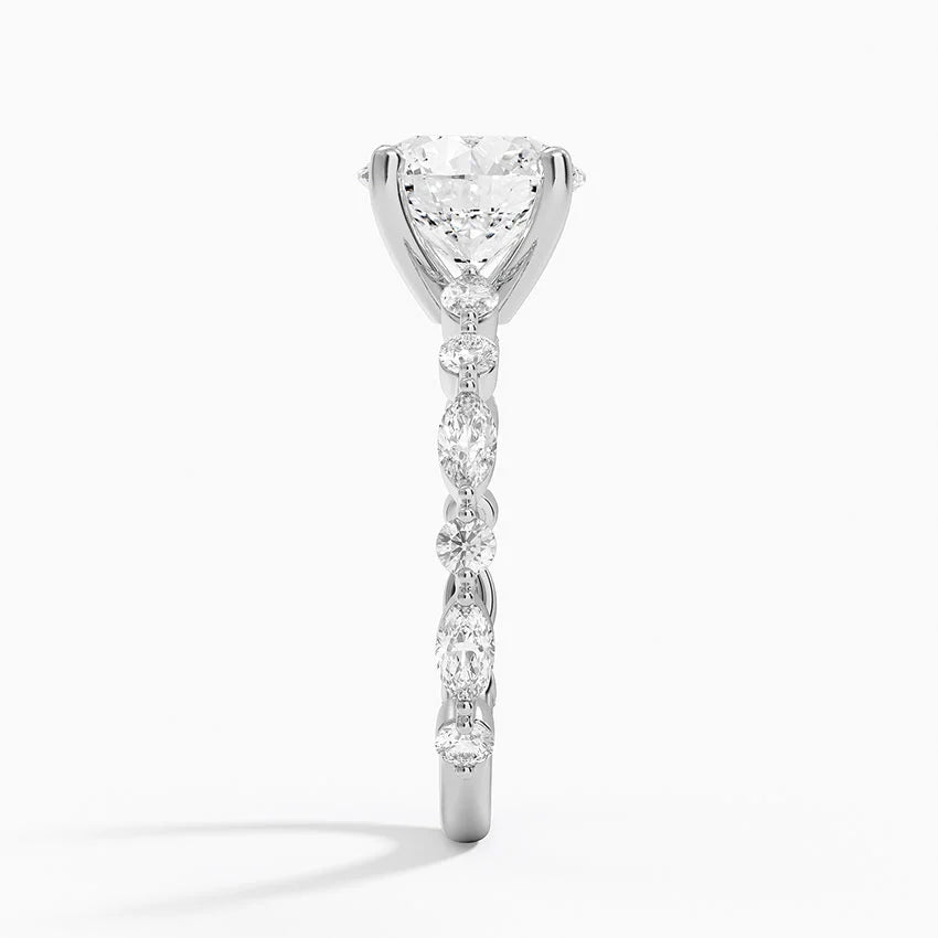 Versailles Three-Quarter Coverage Diamond Ring