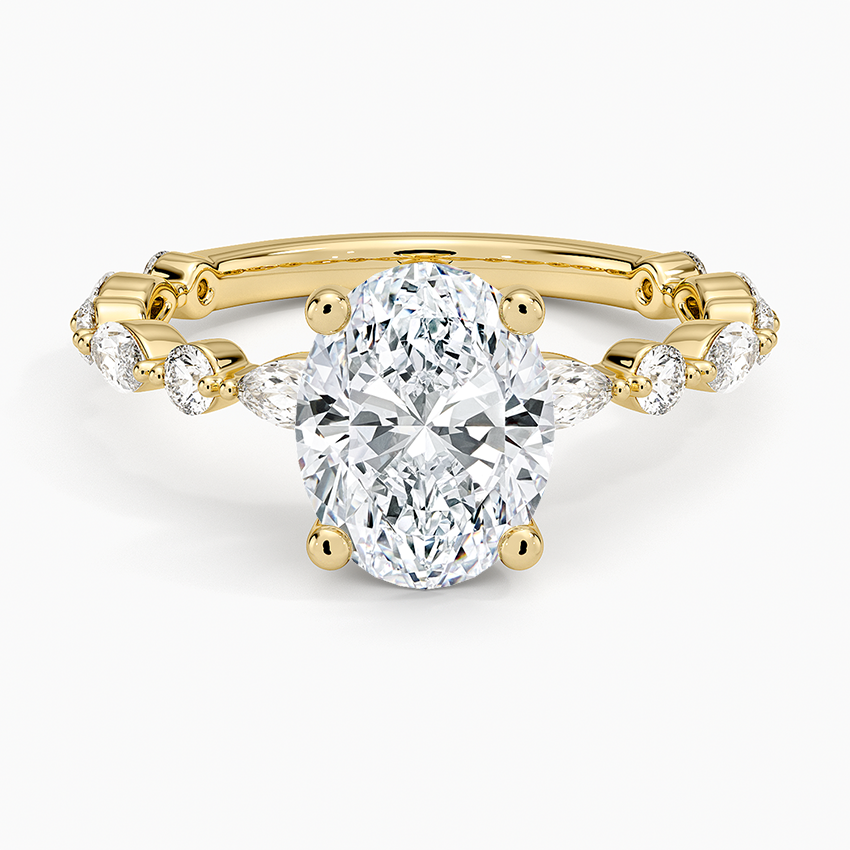 Versailles Three-Quarter Coverage Diamond Ring